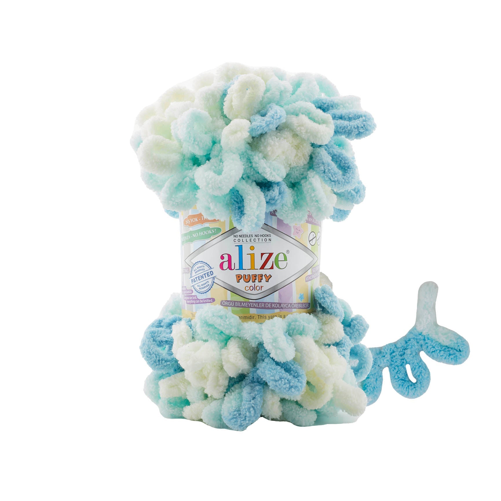 Alize Puffy Color 6461 yarn by YarnPark