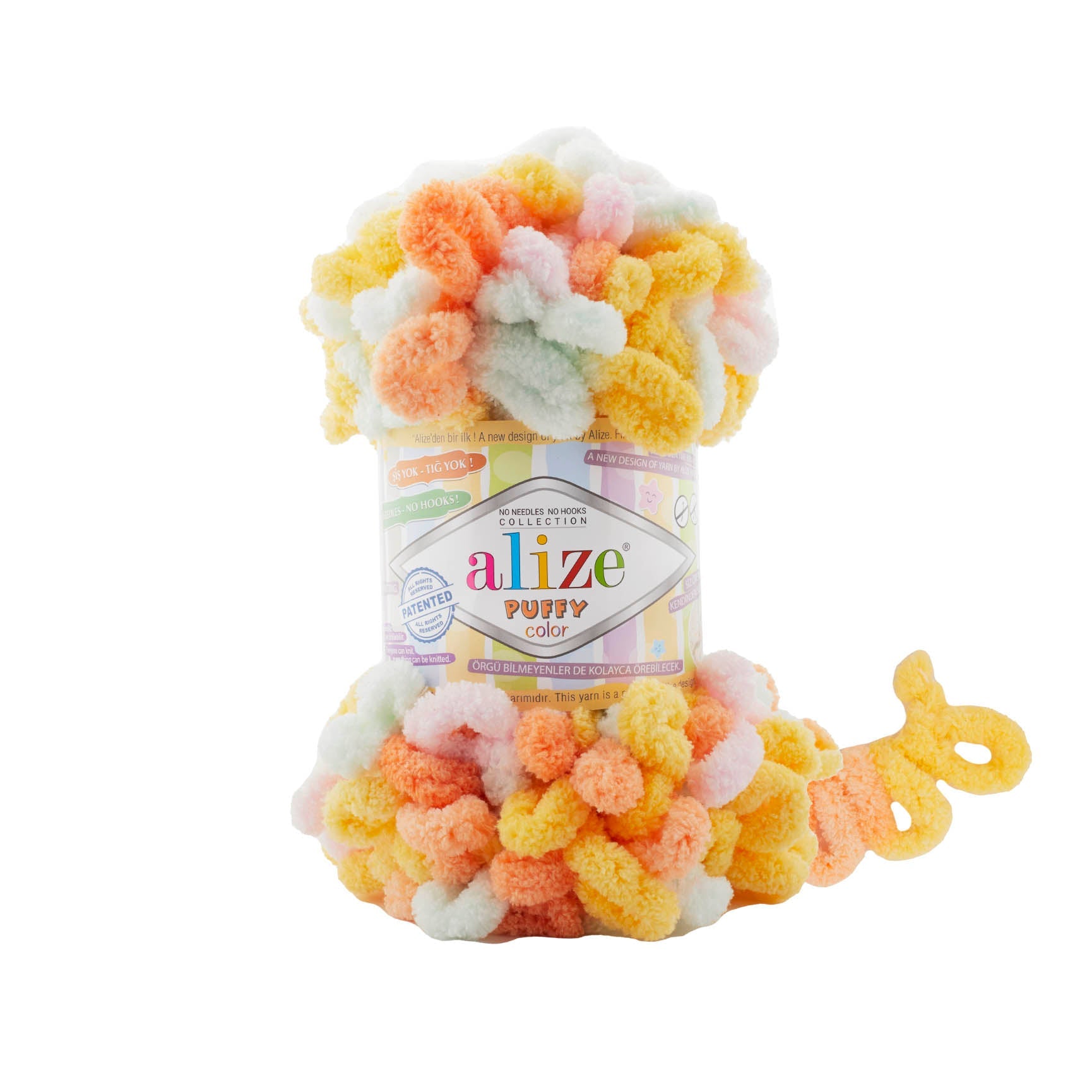 Alize Puffy Color 6464 yarn by YarnPark
