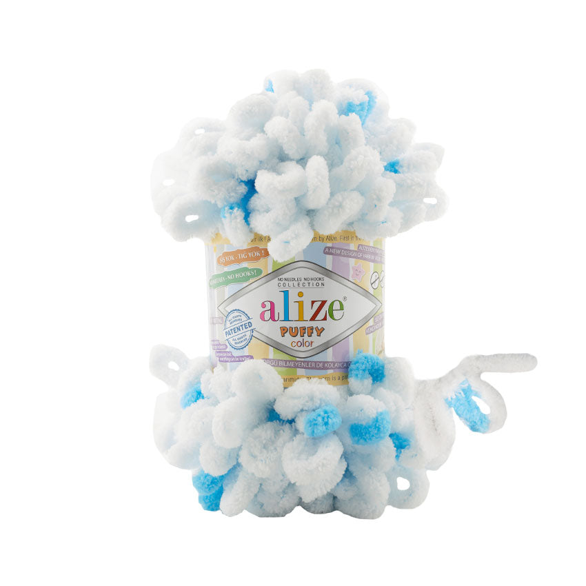 Alize Puffy Color 6472 yarn by YarnPark