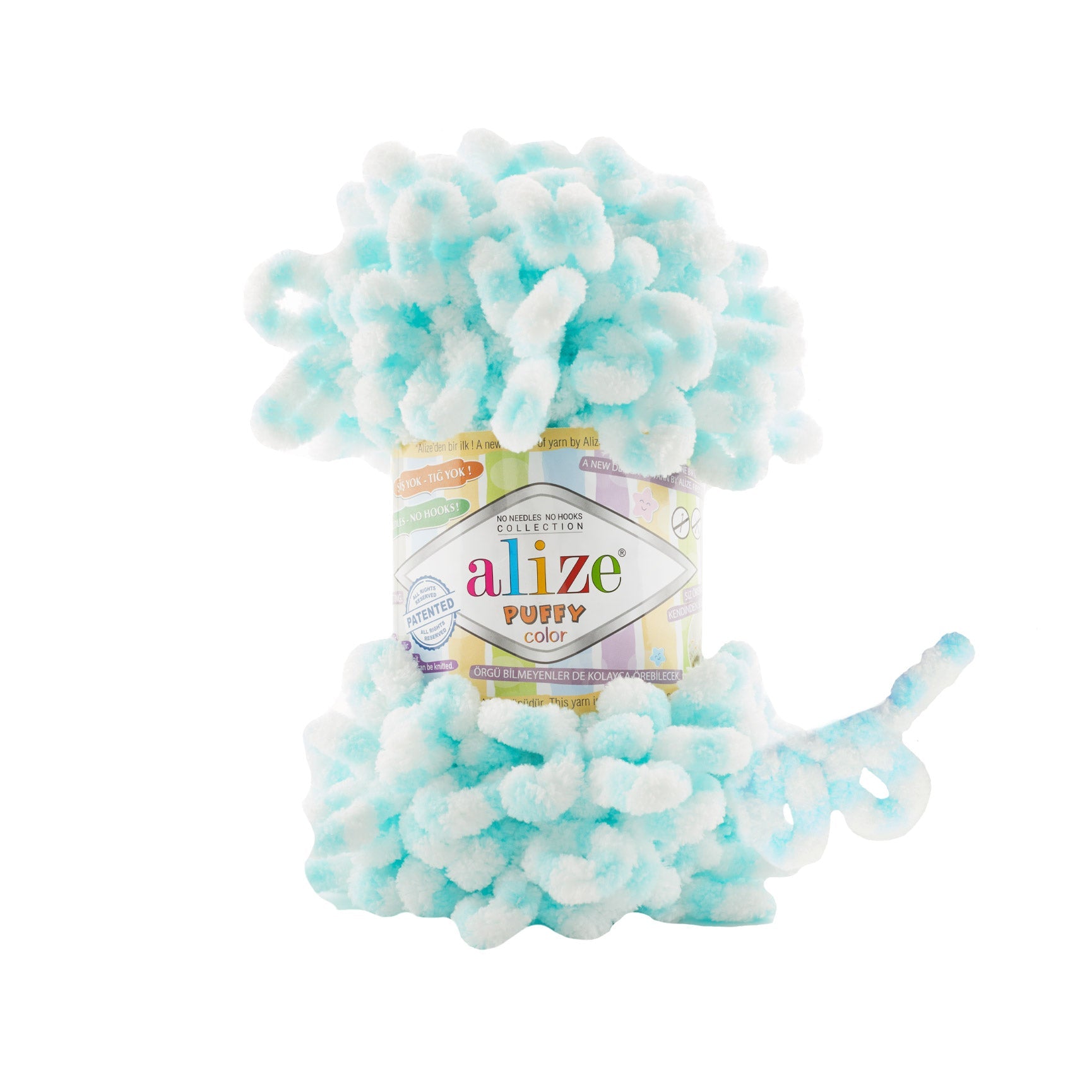 Alize Puffy Color 6493 yarn by YarnPark