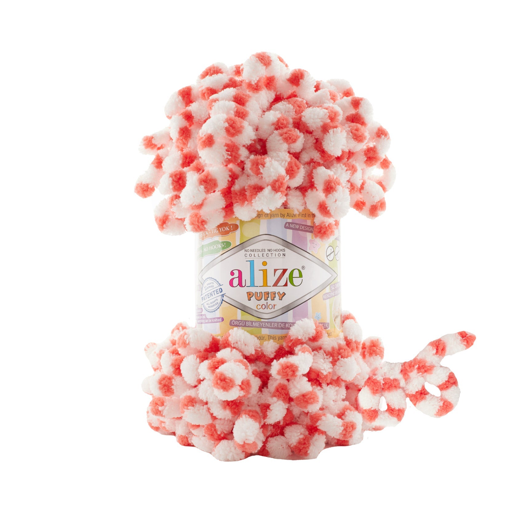 Alize Puffy Color 6495 yarn by YarnPark