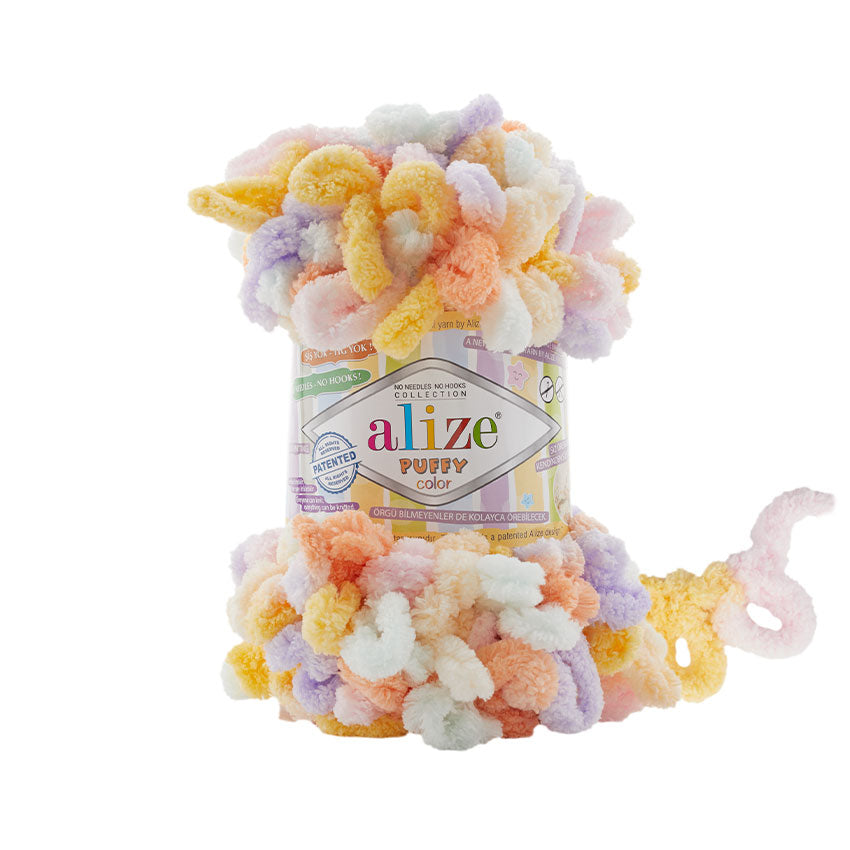 Alize Puffy Color 6520 yarn by YarnPark