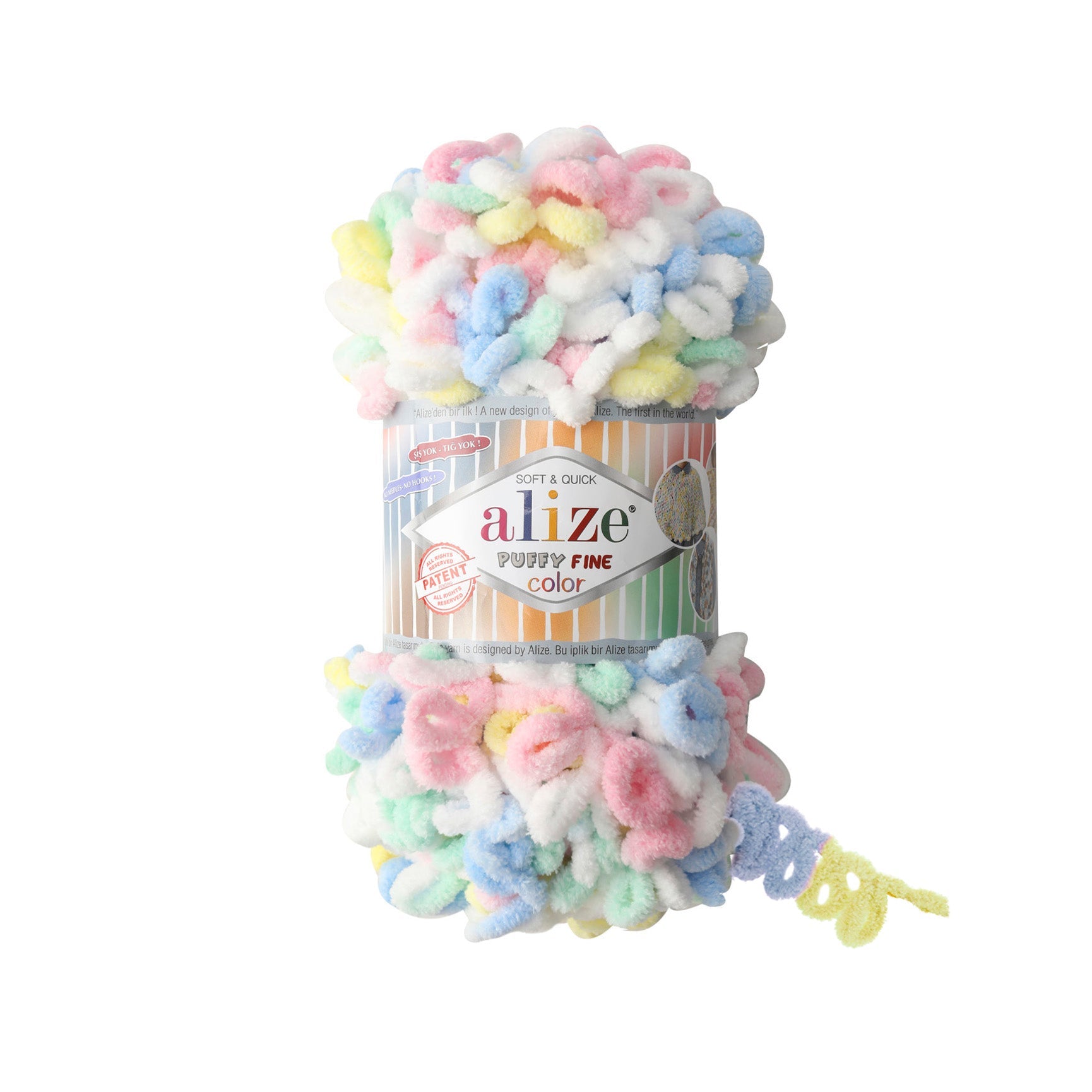 Alize Puffy Fine Color 5949 yarn by YarnPark