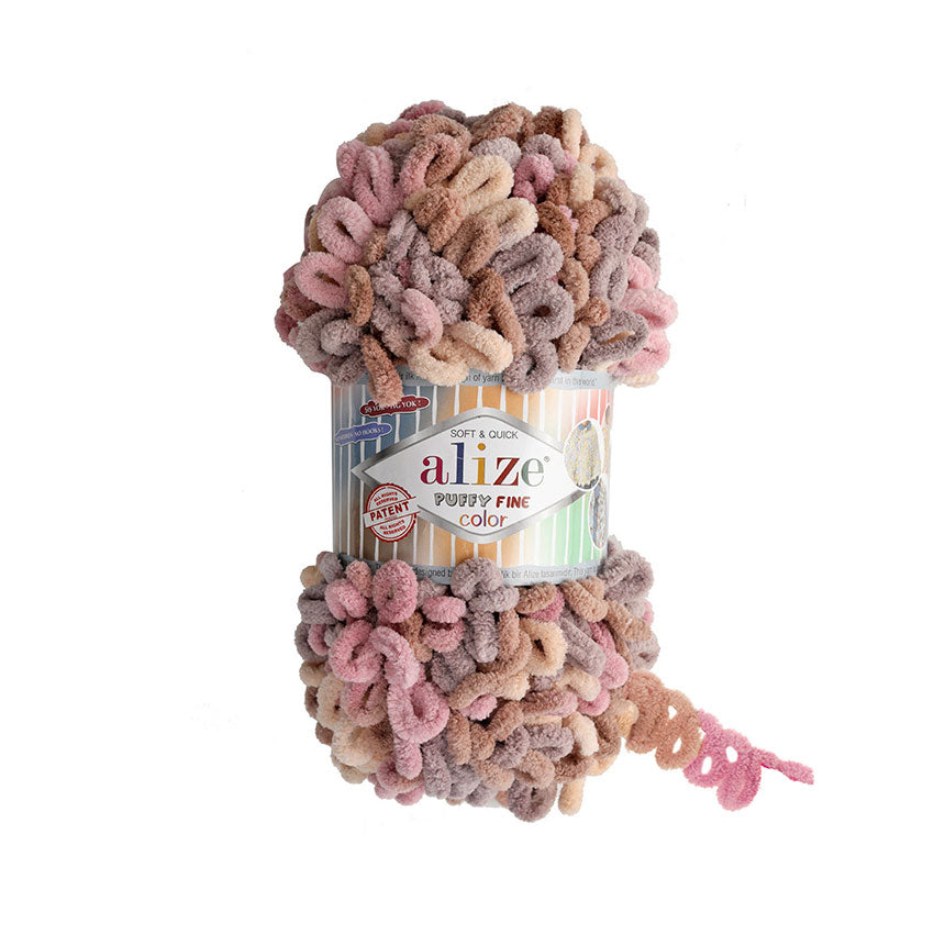 Alize Puffy Fine Color 6033 yarn by YarnPark