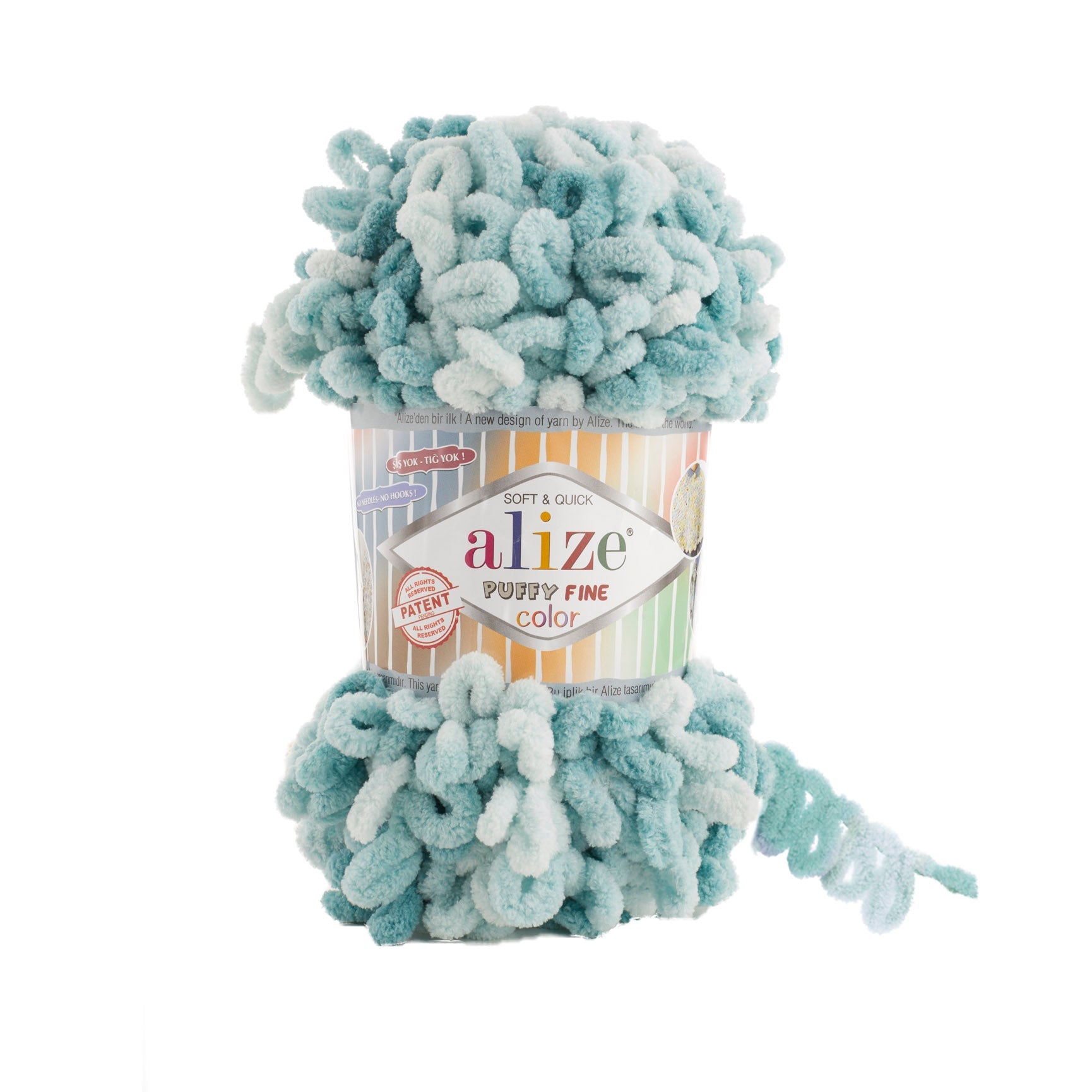 Alize Puffy Fine Color 6064 yarn by YarnPark