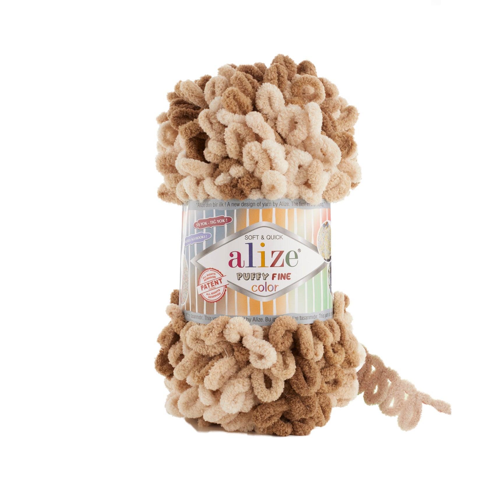 Alize Puffy Fine Color 6066 yarn by YarnPark