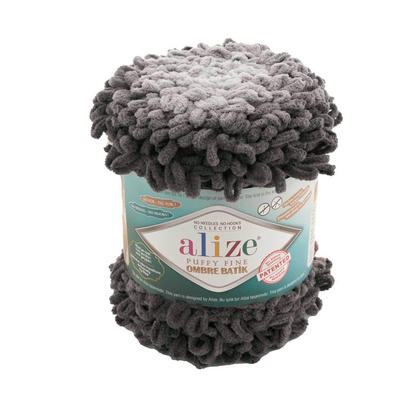 Alize Puffy Fine Ombre Batik 7243 yarn by YarnPark