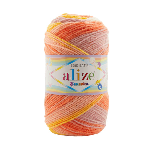 Alize Sekerim Batik 7721 yarn by YarnPark