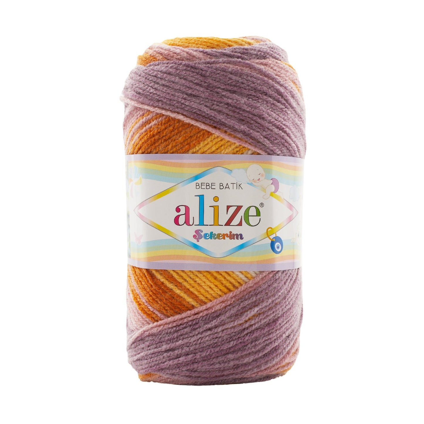 Alize Sekerim Batik 7921 yarn by YarnPark