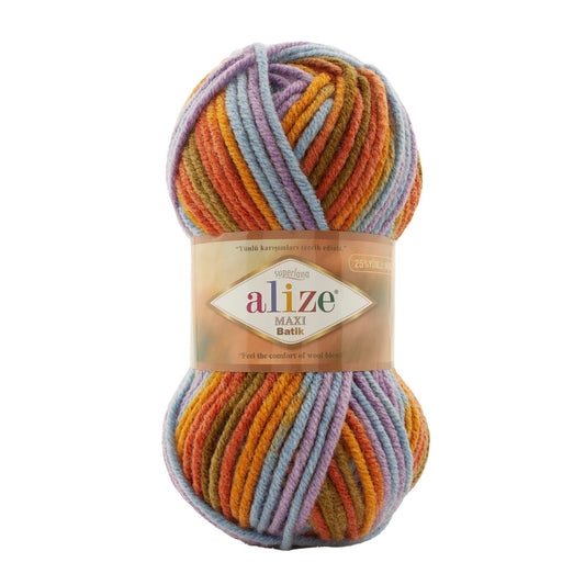 Alize Superlana Maxi Batik 7794 yarn by YarnPark