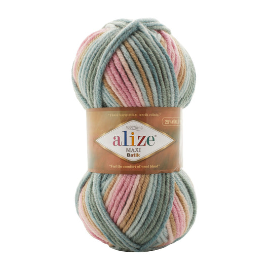 Alize Superlana Maxi Batik 7803 yarn by YarnPark