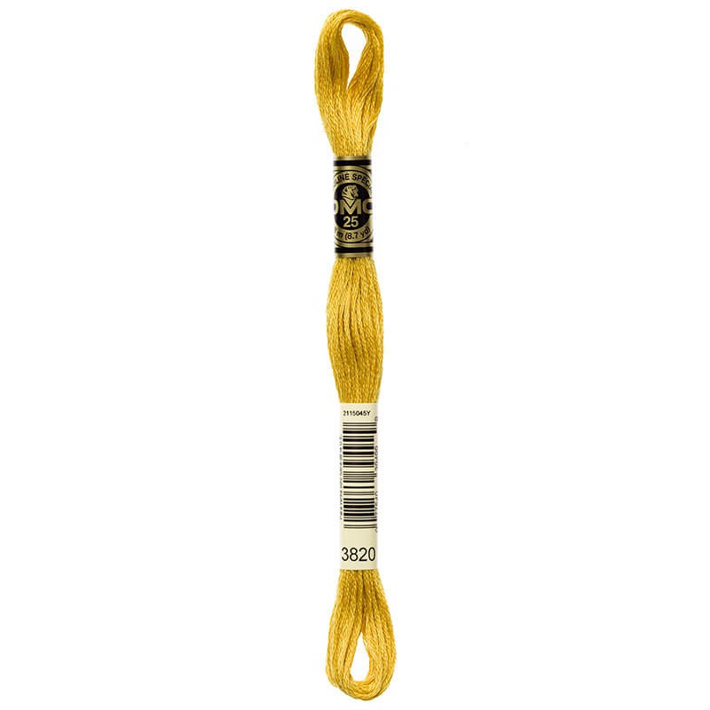 DMC Mouline Special Six-Strand Embroidery Floss 3820 yarn by YarnPark