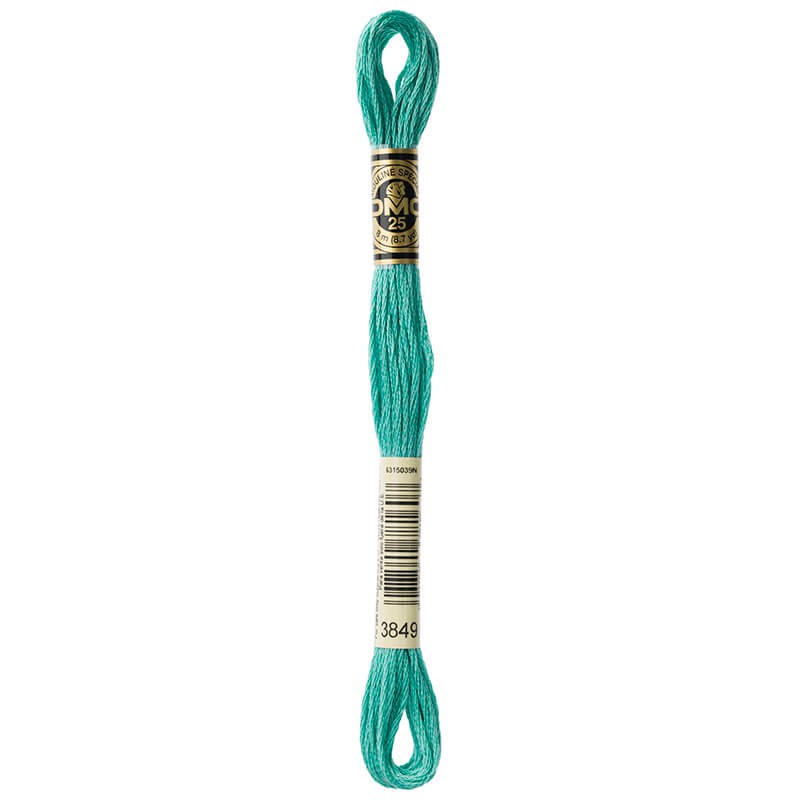 DMC Mouline Special Six-Strand Embroidery Floss 3849 yarn by YarnPark