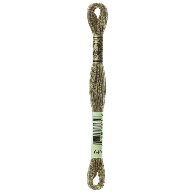 DMC Mouline Special Six-Strand Embroidery Floss 640 yarn by YarnPark