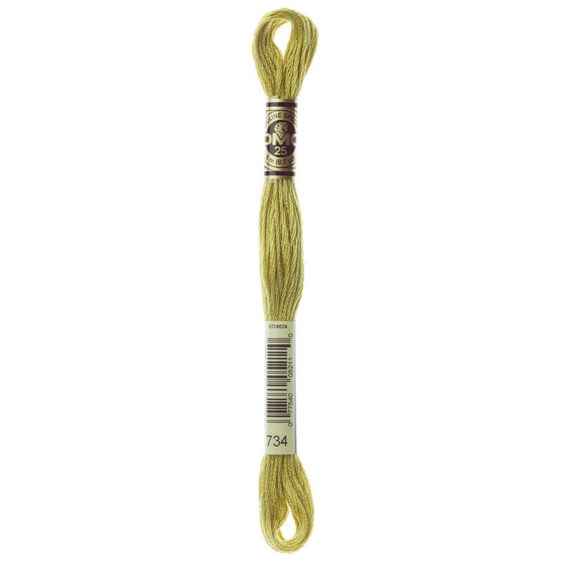 DMC Mouline Special Six-Strand Embroidery Floss 734 yarn by YarnPark