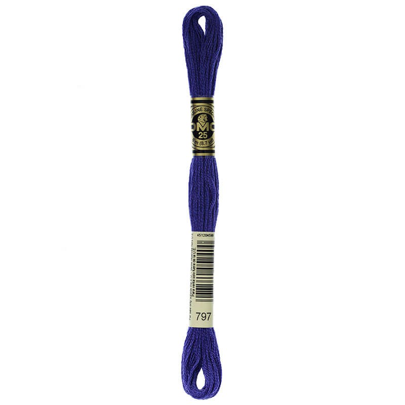 DMC Mouline Special Six-Strand Embroidery Floss 797 yarn by YarnPark