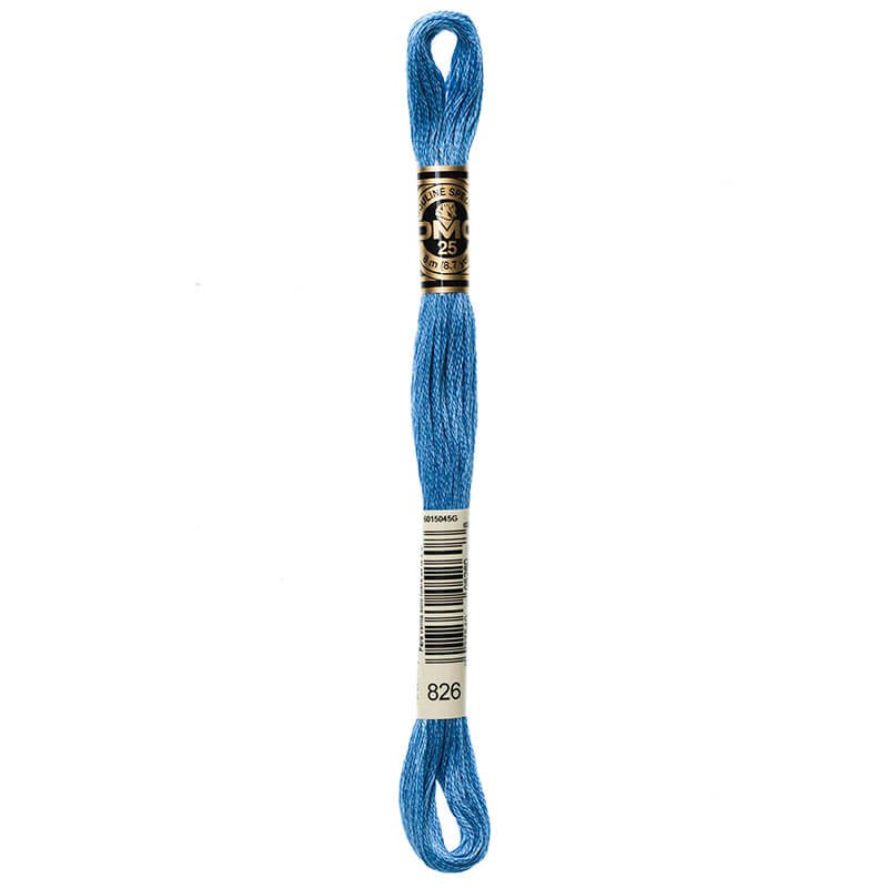 DMC Mouline Special Six-Strand Embroidery Floss 826 yarn by YarnPark