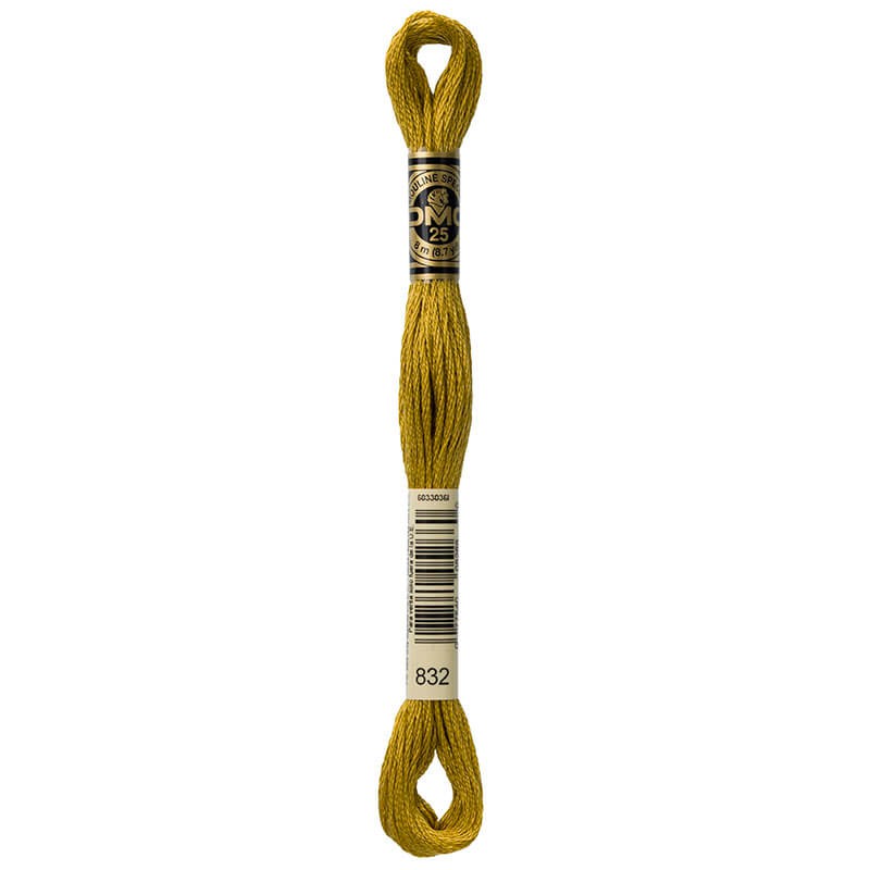 DMC Mouline Special Six-Strand Embroidery Floss 832 yarn by YarnPark