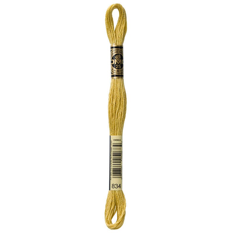 DMC Mouline Special Six-Strand Embroidery Floss 834 yarn by YarnPark