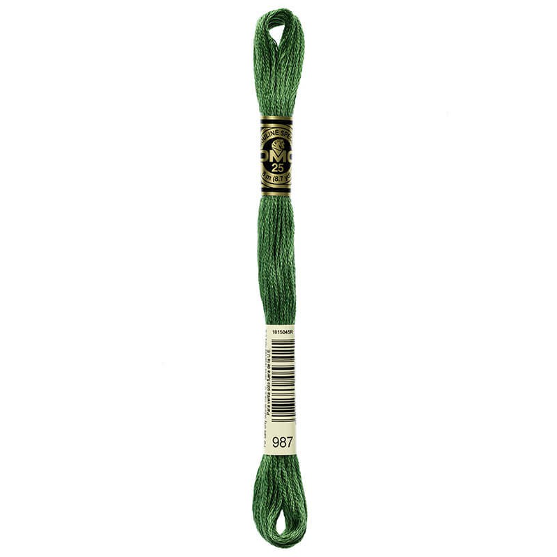 DMC Mouline Special Six-Strand Embroidery Floss 987 yarn by YarnPark