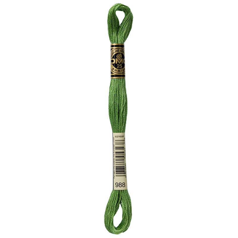 DMC Mouline Special Six-Strand Embroidery Floss 988 yarn by YarnPark