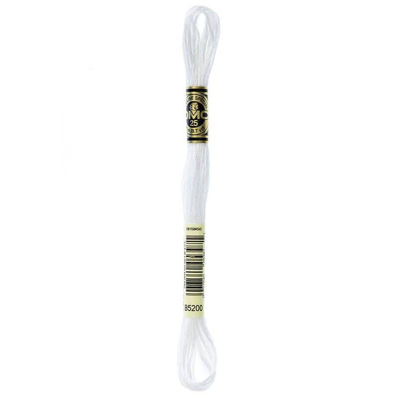 DMC Mouline Special Six-Strand Embroidery Floss B5200 yarn by YarnPark