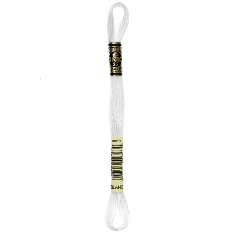 DMC Mouline Special Six-Strand Embroidery Floss Blanc yarn by YarnPark