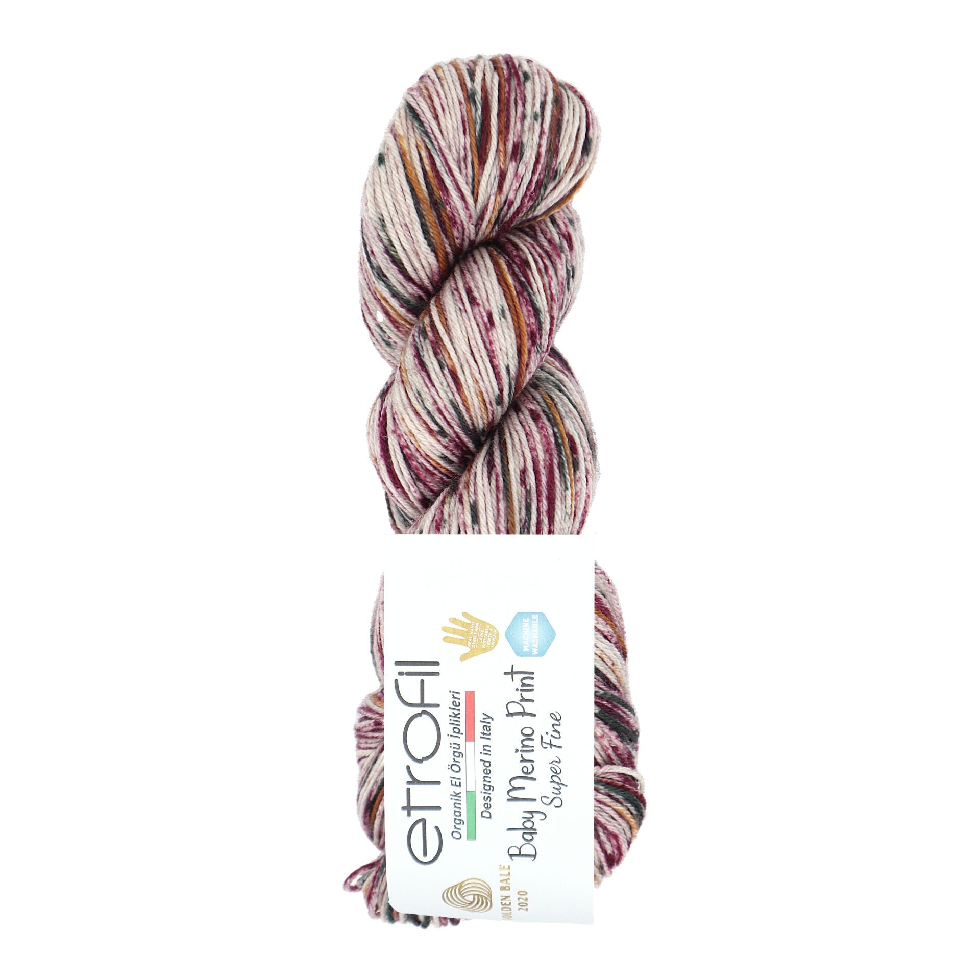 Etrofil Organic Baby Merino Print EL004 yarn by YarnPark