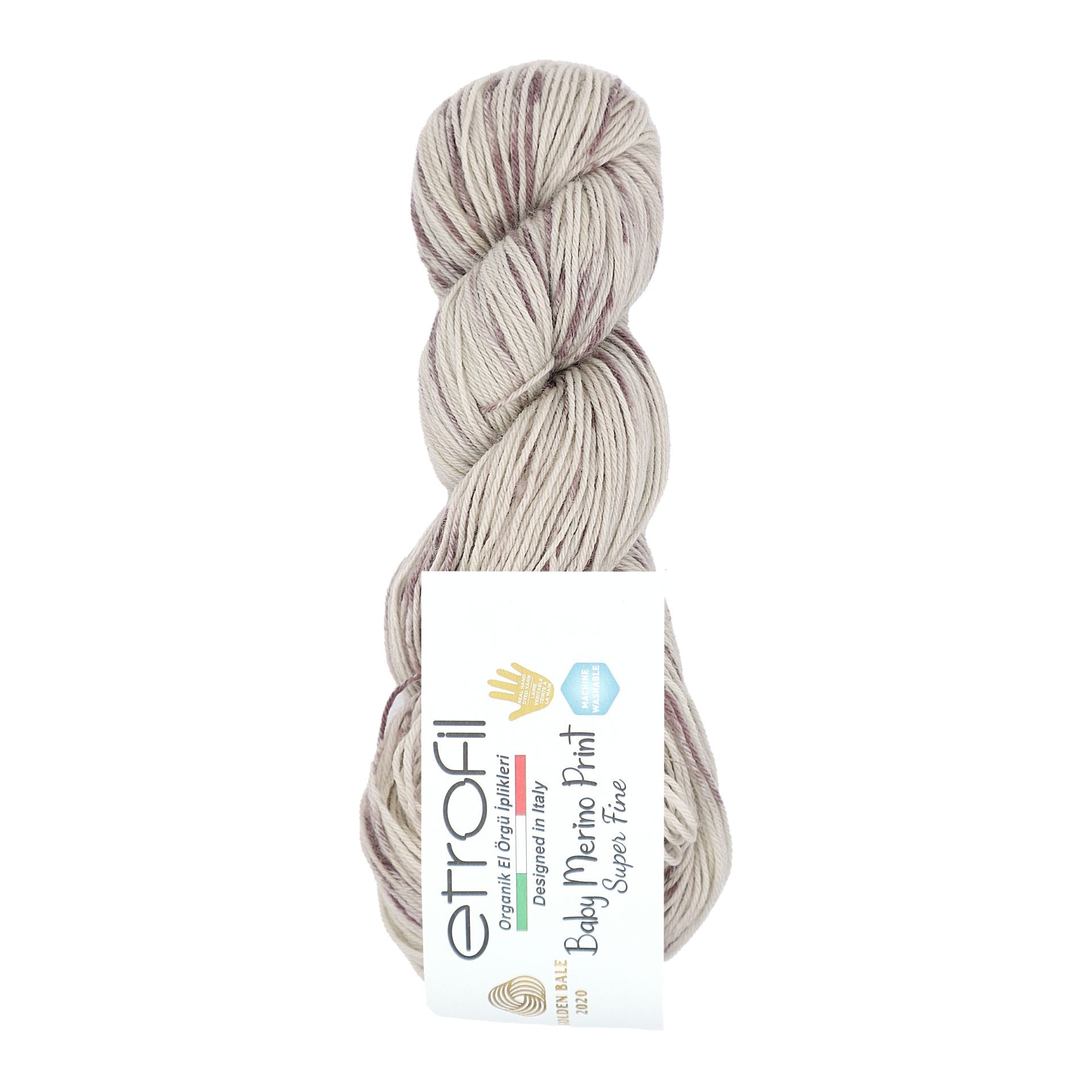 Etrofil Organic Baby Merino Print EL114 yarn by YarnPark