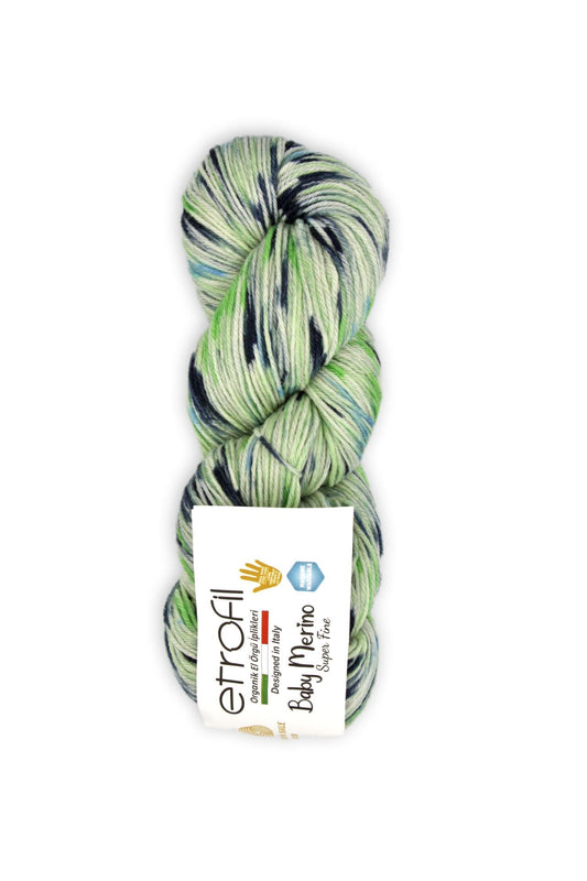 Etrofil Organic Baby Merino Print EL141 yarn by YarnPark