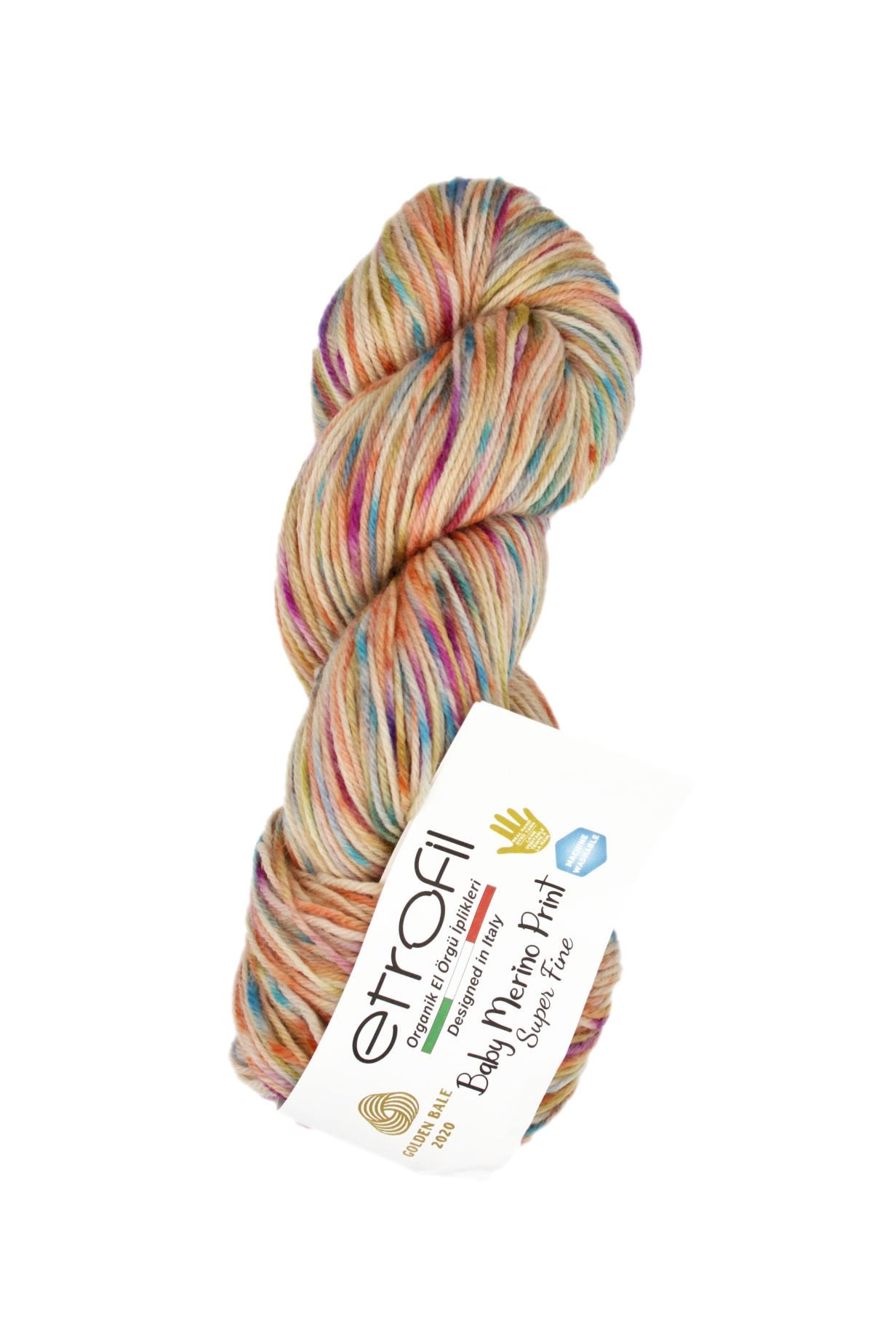 Etrofil Organic Baby Merino Print SE437 yarn by YarnPark