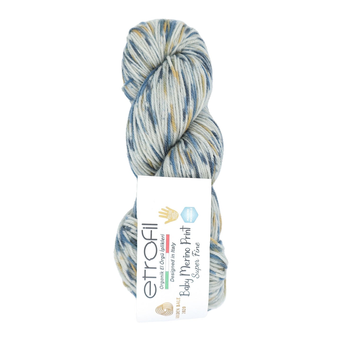 Etrofil Organic Baby Merino Print SE465 yarn by YarnPark