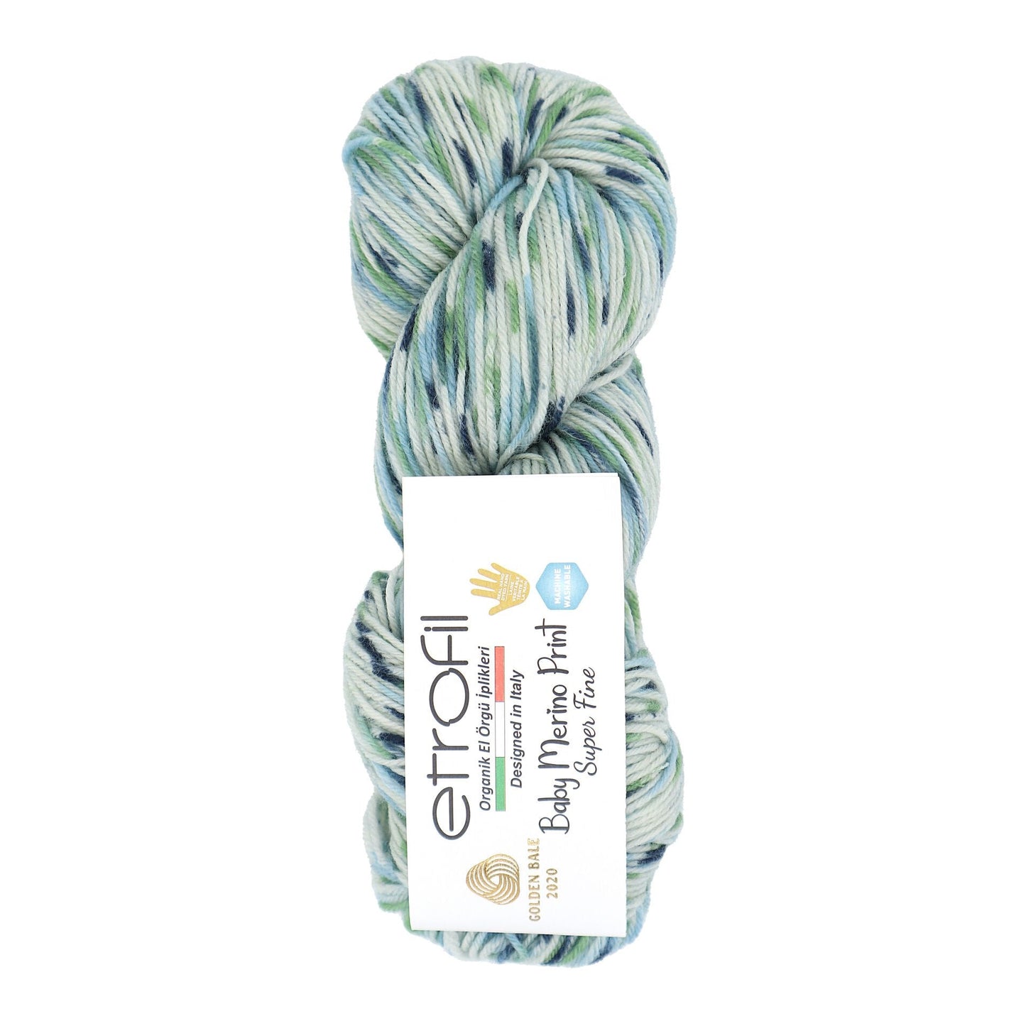 Etrofil Organic Baby Merino Print SE467 yarn by YarnPark