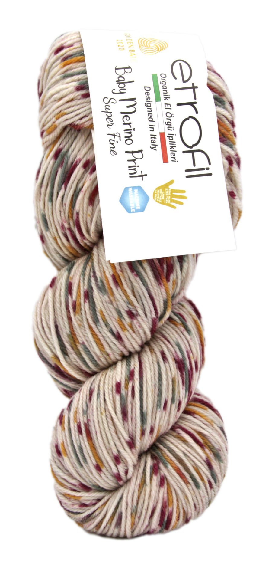 Etrofil Organic Baby Merino Print SE469 yarn by YarnPark