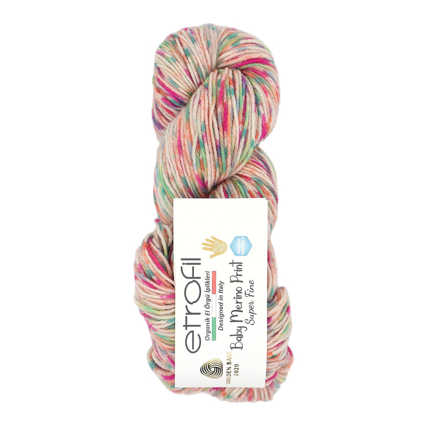 Etrofil Organic Baby Merino Print SE470 yarn by YarnPark