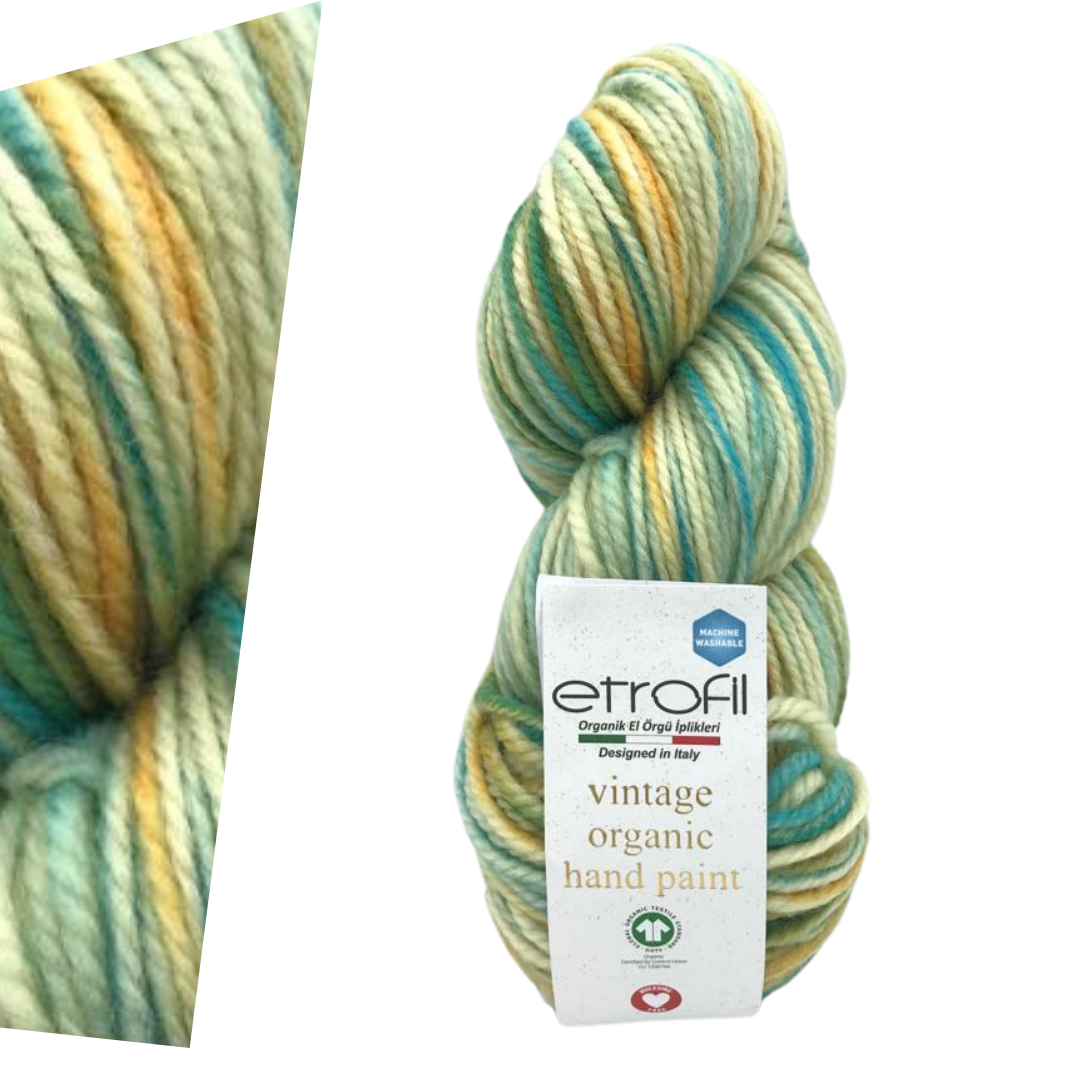 Etrofil Vintage Organic Print SE706 yarn by YarnPark