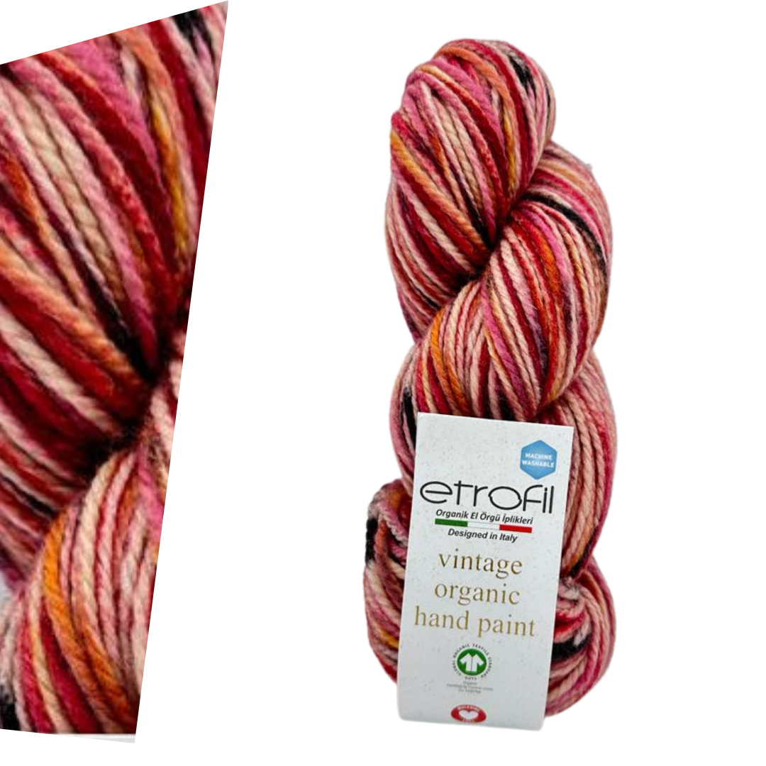 Etrofil Vintage Organic Print SE710 yarn by YarnPark