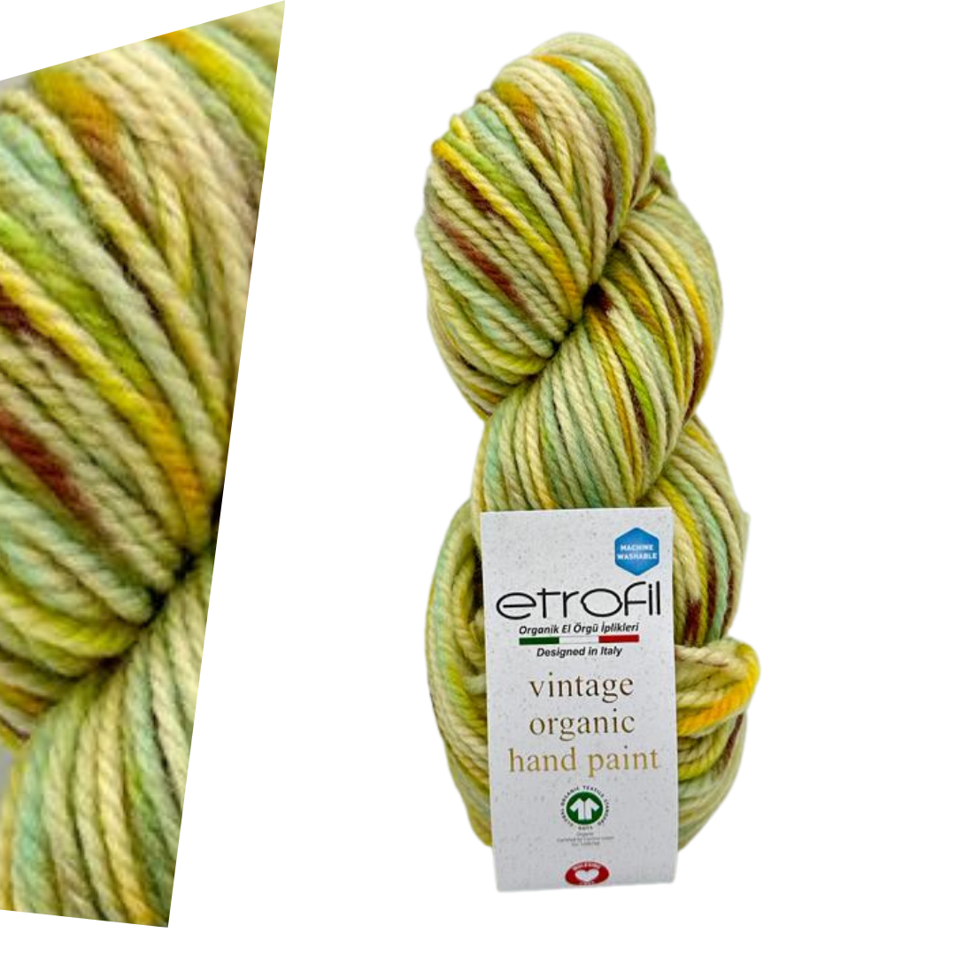 Etrofil Vintage Organic Print SE712 yarn by YarnPark