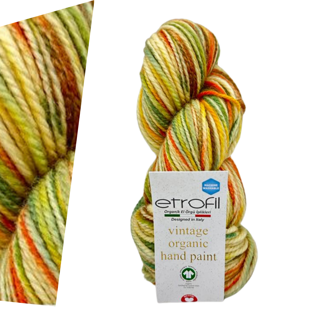 Etrofil Vintage Organic Print SE713 yarn by YarnPark