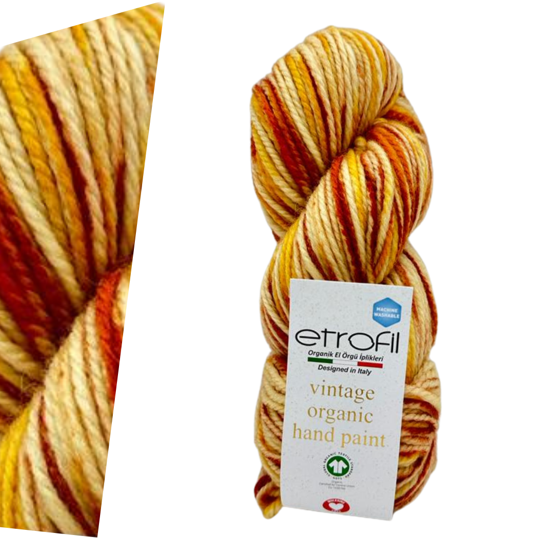 Etrofil Vintage Organic Print SE715 yarn by YarnPark