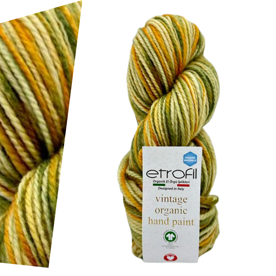 Etrofil Vintage Organic Print SE716 yarn by YarnPark