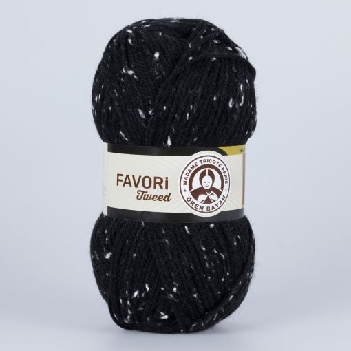 Madame Tricote Paris Favori Tweed 999D Speckled Yarn by YarnPark