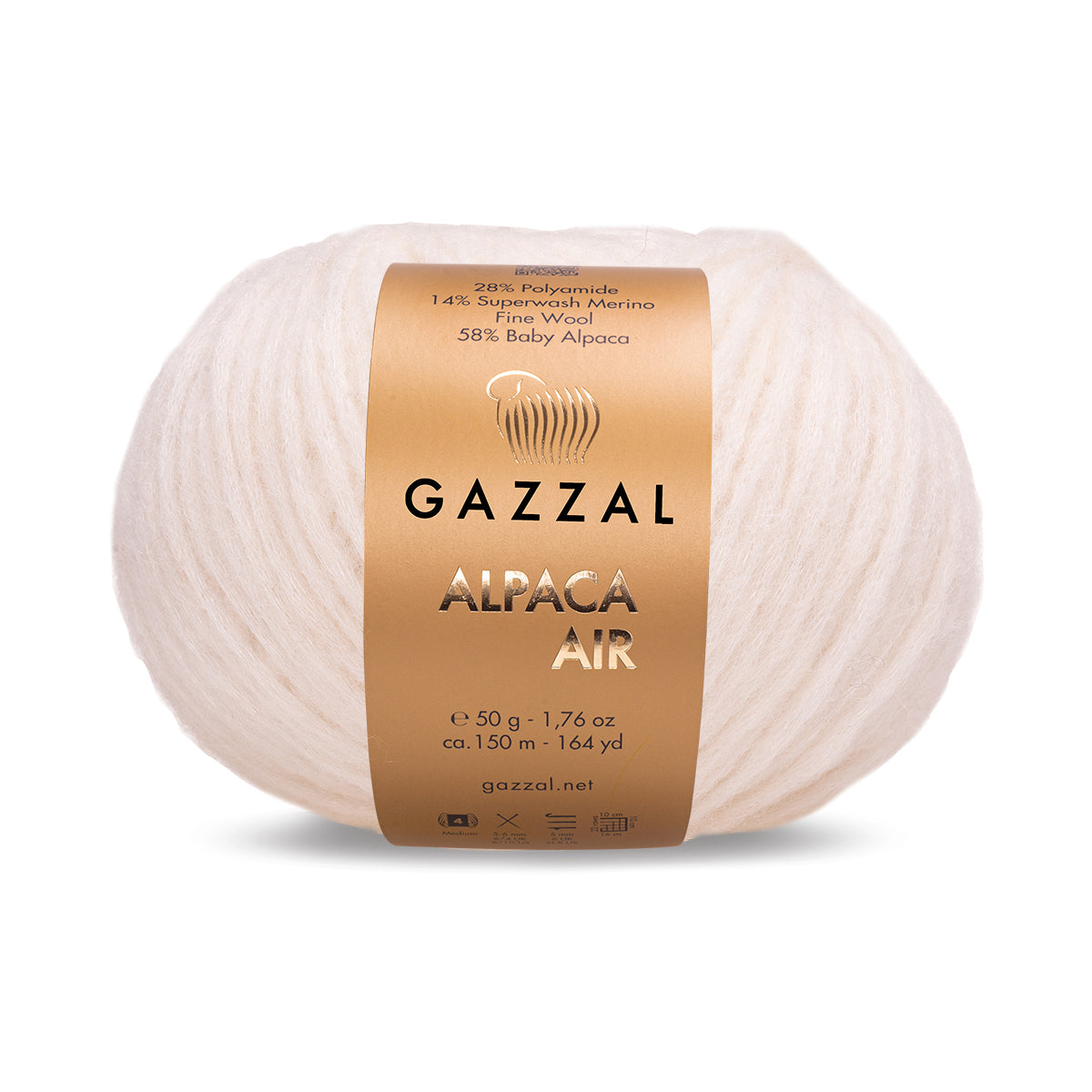 Gazzal Alpaca Air 70 yarn by YarnPark