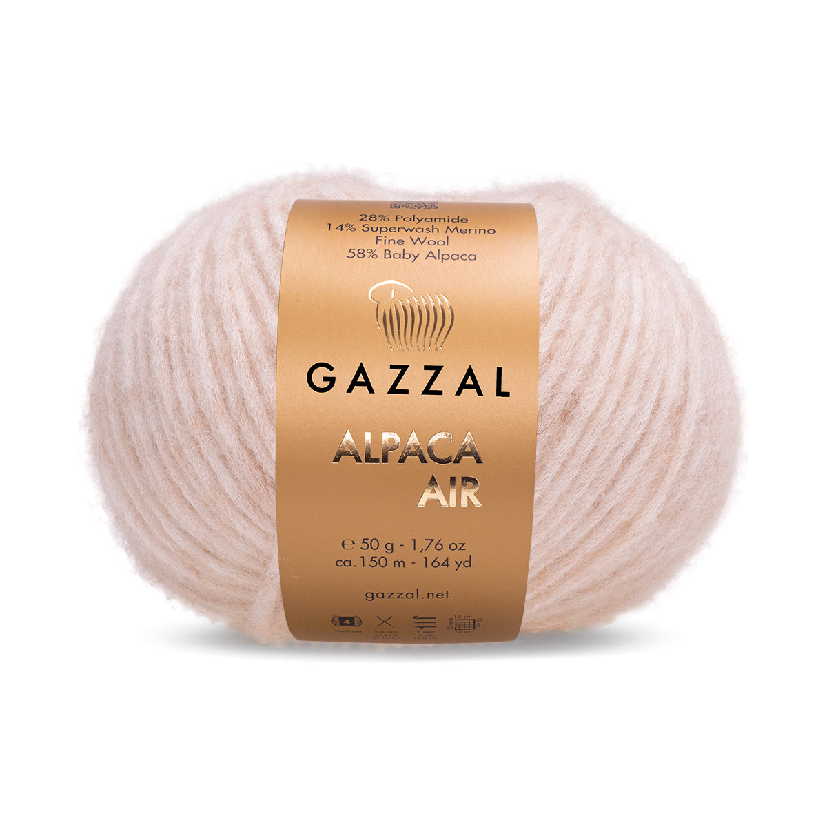 Gazzal Alpaca Air 71 yarn by YarnPark