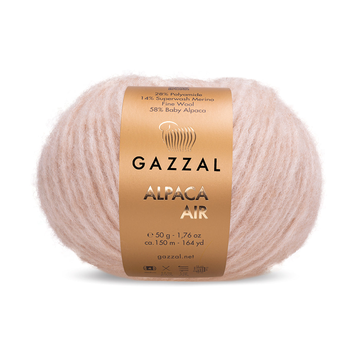 Gazzal Alpaca Air 74 yarn by YarnPark