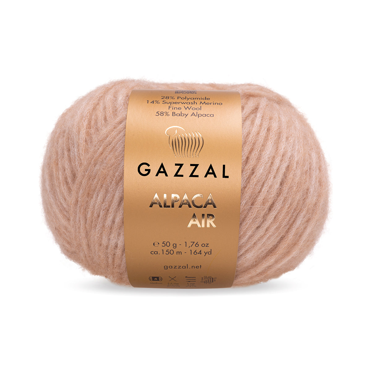 Gazzal Alpaca Air 75 yarn by YarnPark