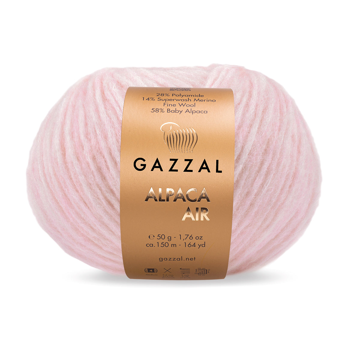 Gazzal Alpaca Air 82 yarn by YarnPark