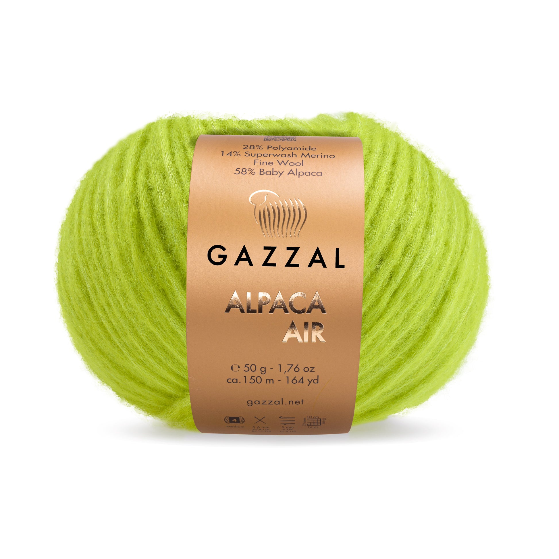 Gazzal Alpaca Air 92 yarn by YarnPark