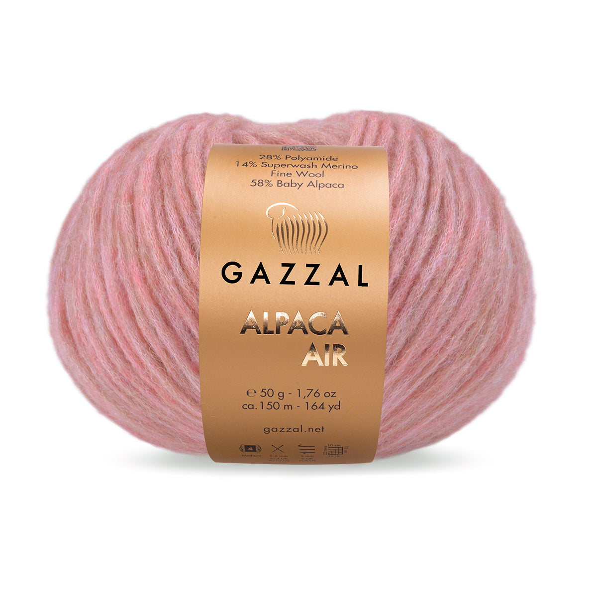 Gazzal Alpaca Air 94 yarn by YarnPark