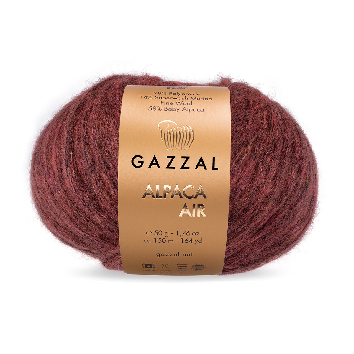 Gazzal Alpaca Air 95 yarn by YarnPark